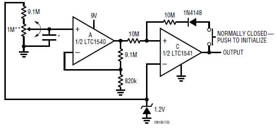 Op-Amp, Comparator and Reference IC Provides Micro-power Monitoring Capability