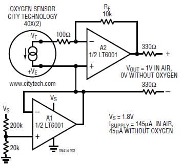 Micro-power Op-Amps Work Down to 1.8V Total Supply, Guaranteed over Temperature