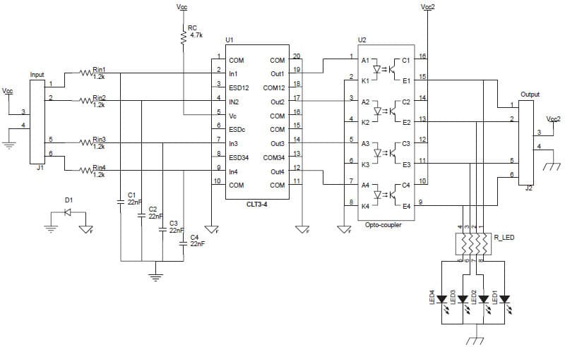 AN1608 Application Circuit Check the Robustness of CLT3-4BT6