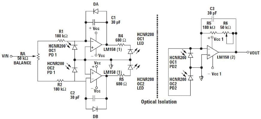 Overview of High performance Analog Optocouplers Using HCNR201 Analog Voltage