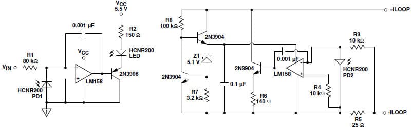 Overview of High performance Analog Optocouplers Using HCNR201 4-to-20mA Analog Transmitter