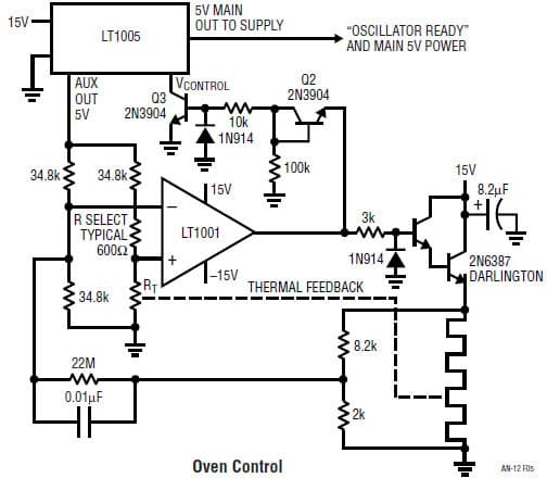 Ovenized Oscillator Based LT1001 Op-Amp