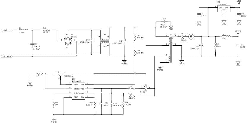 Power Line Communication (PLC) Application Circuit Using CY3272 Board