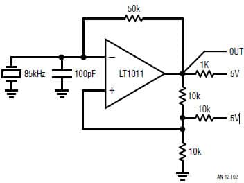 Crystal Stabilized Relaxation Oscillator