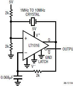 1MHz to 10MHz Crystal Oscillator