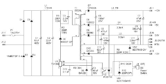 DER-10, 4.9W Power Supply Reference Design Using TNY266P