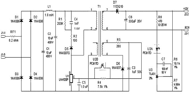 DER-56, 4.8W Charger Reference Design Using LNK520P