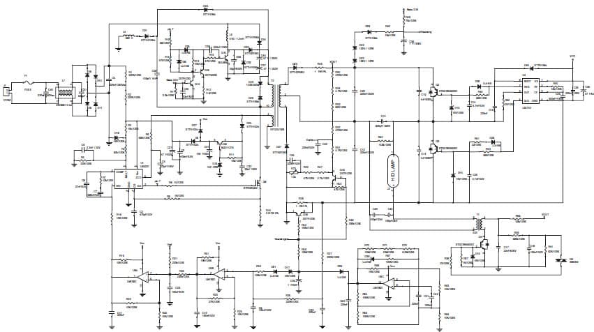 1-Lamp, 38W Electronic Ballast Lamp Driver for Industrial