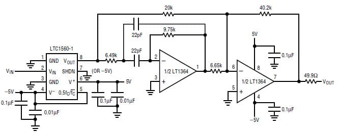 Augmenting the LTC1560-1 for Improved Delay Flatness