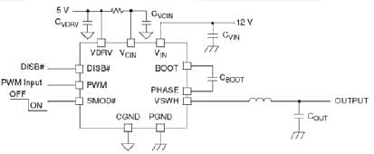 45.5W, 1.3V DC to DC Single Output Power Supply for Wired Networking