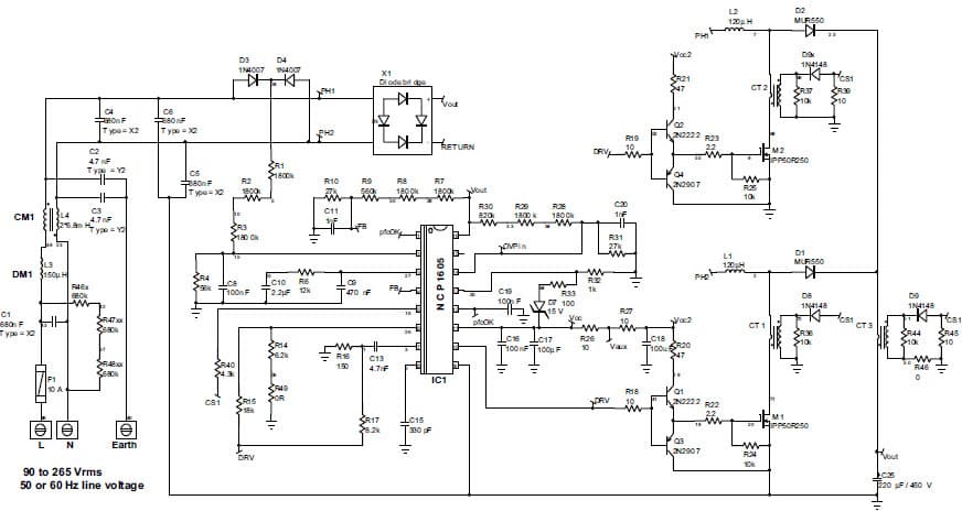 300W, AC to DC Single Output Power Supply for Industrial