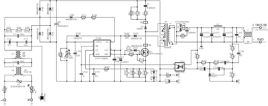 DN06074/D, 65W Off-Line Adapter Design Note