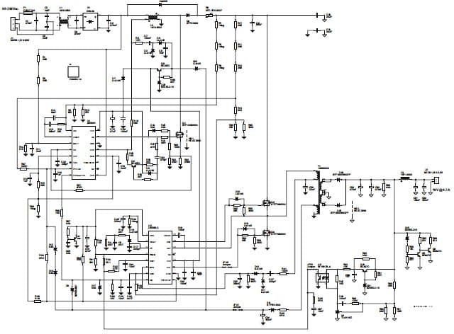 EVL6599A-90WADP, Evaluation Board Using the L6563H and L6599A 19V - 90W adapter with PFC for laptop computers