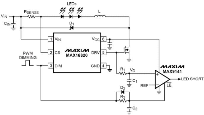 3-LEDs High Brightness LED Driver for Automotive