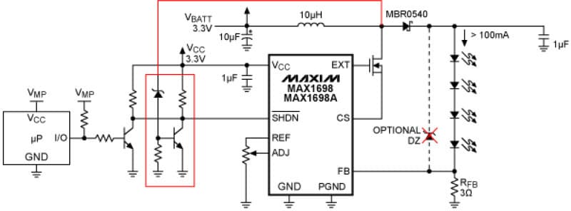 4-LEDs Backlight LED Driver for LCD Backlighting