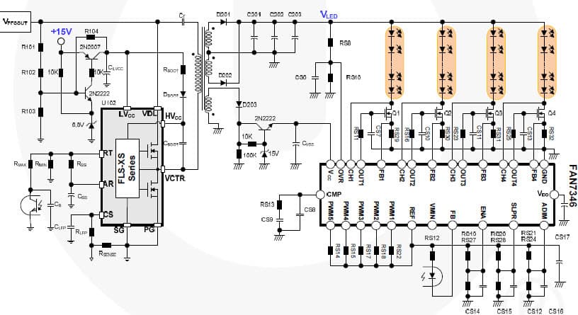 160W Indoor and Outdoor LED Driver for LCD TV