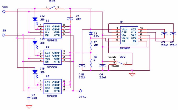 3-LEDs Flash LED Driver for Cellular Phone