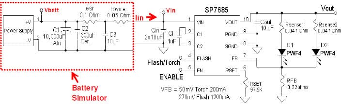 2-LEDs Flash LED Driver for Flash Camera