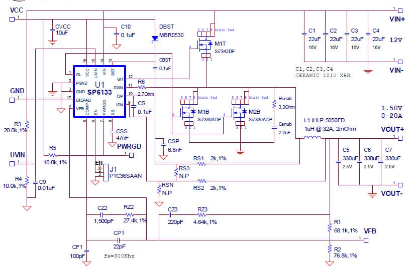 1.5V DC to DC Single Output Power Supply for Computers/Peripherals