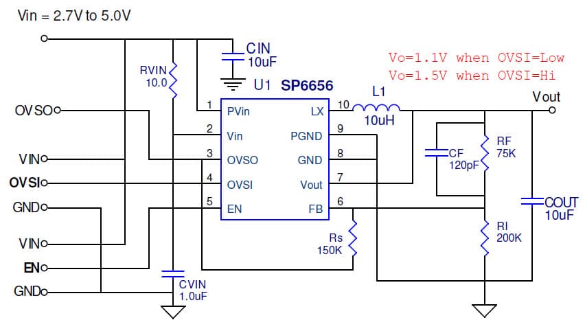 1.1V, 1.5V DC to DC Multi-Output Power Supply for Cellular Phone