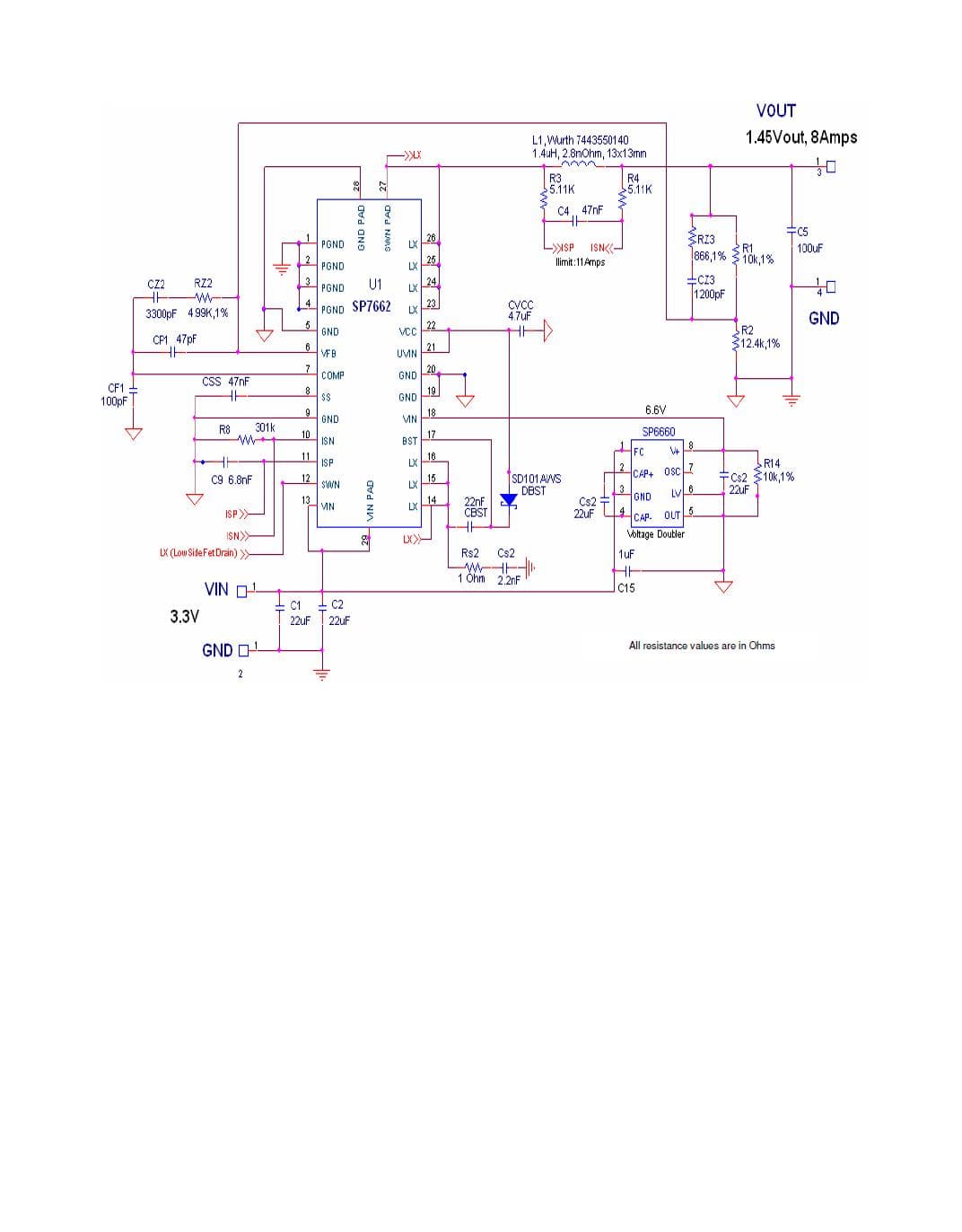 1.45V DC to DC Single Output Power Supply