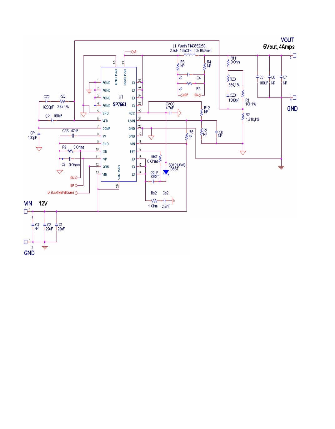 5V DC to DC Single Output Power Supply