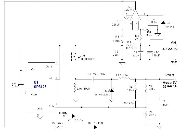 6V DC to DC Single Output Power Supply