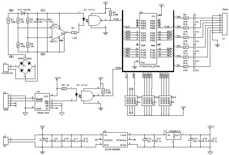 PSoC Embedded System for Industrial