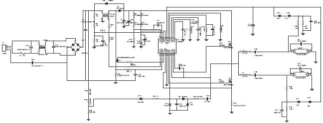 2-Lamp, 58W Electronic Ballast Lamp Driver for Fluorescent Lamp Ballast