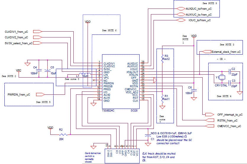 2.7 to 3.6V Adapter Card for Digital TV