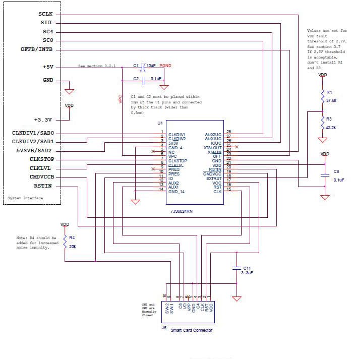 2.7 to 5.5,4.75 to 5.5V Adapter Card for Digital TV