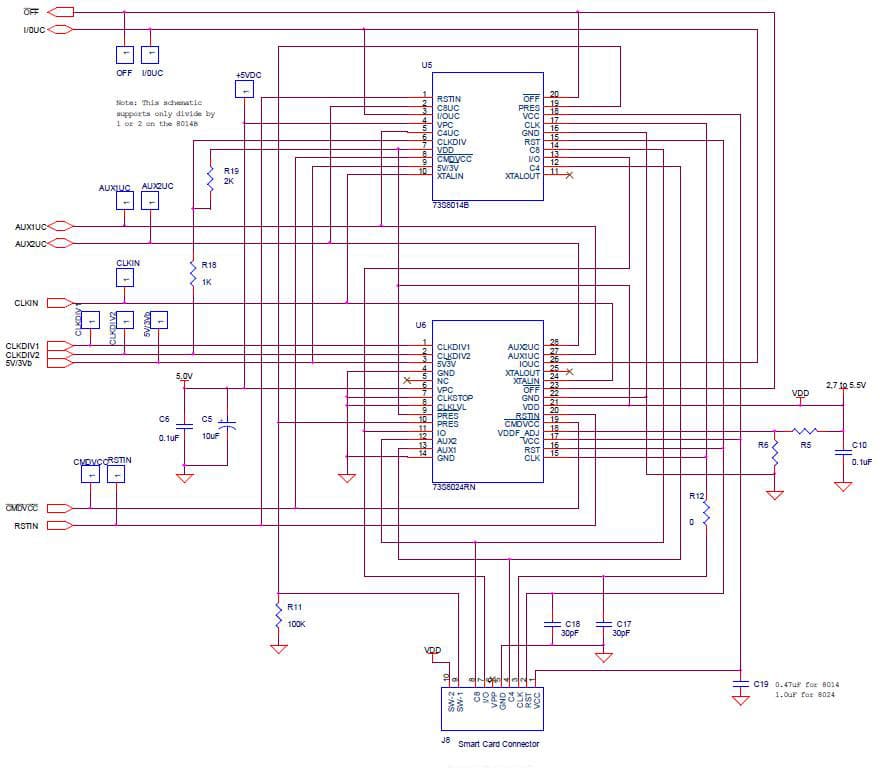 2.7 to 5.5V Adapter Card for Digital TV