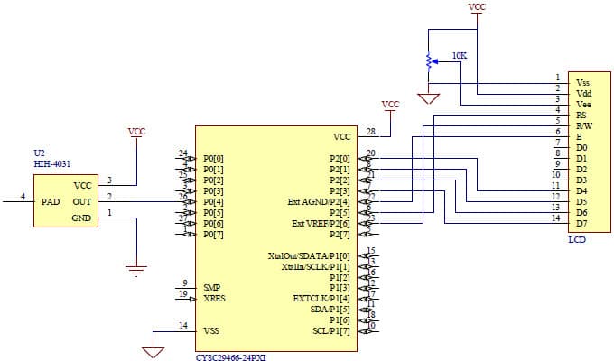 PSoC Embedded System for Industrial