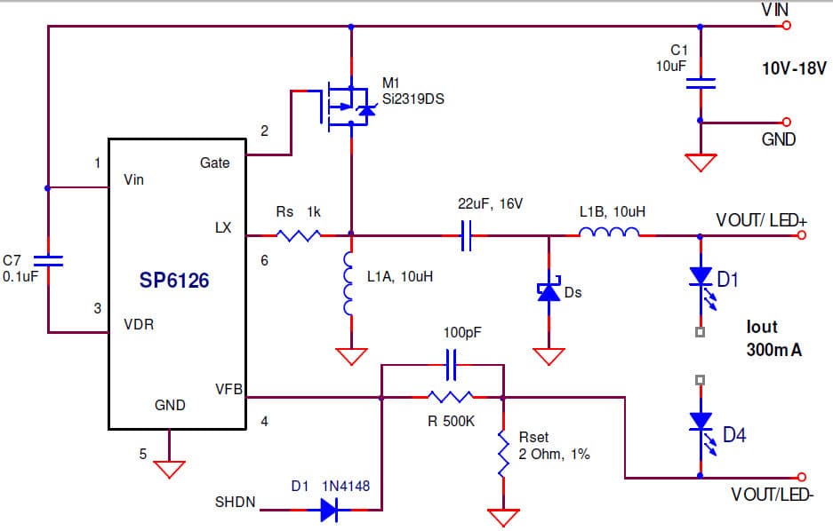 4-LEDs General LED Driver for Lighting