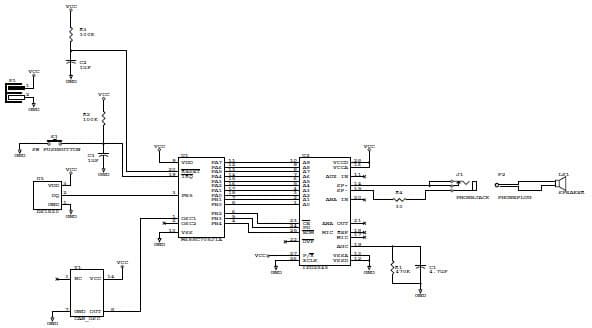 AN1292, Audible Thermometer Application Circuit based on M68HC05