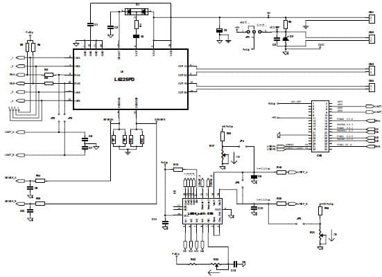 EVAL6225PD, Evaluation Board for L6225 DMOS Dual Full Bridge Driver