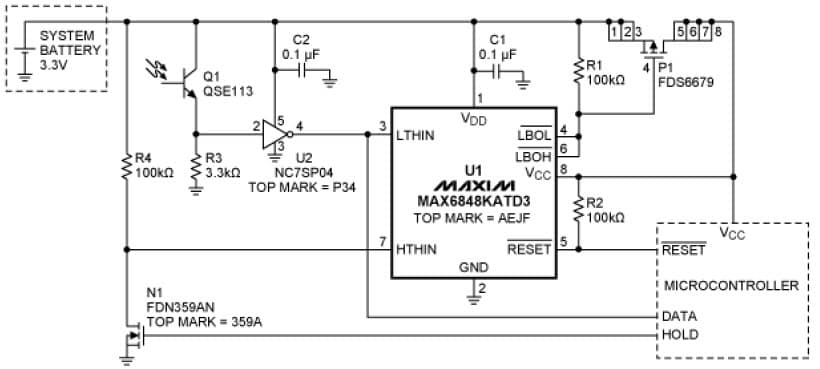 Microprocessor Power Supervisory for Pager