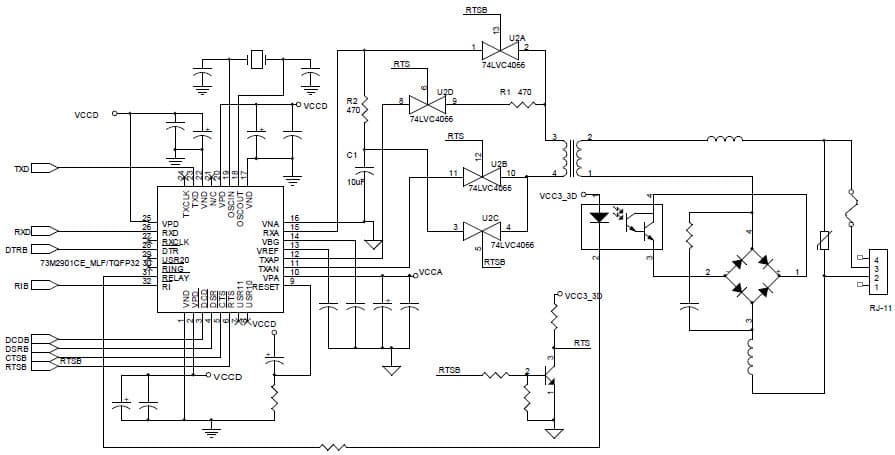 DTMF/FSK Modem for Medical