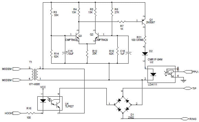 DTMF/FSK Modem for Medical