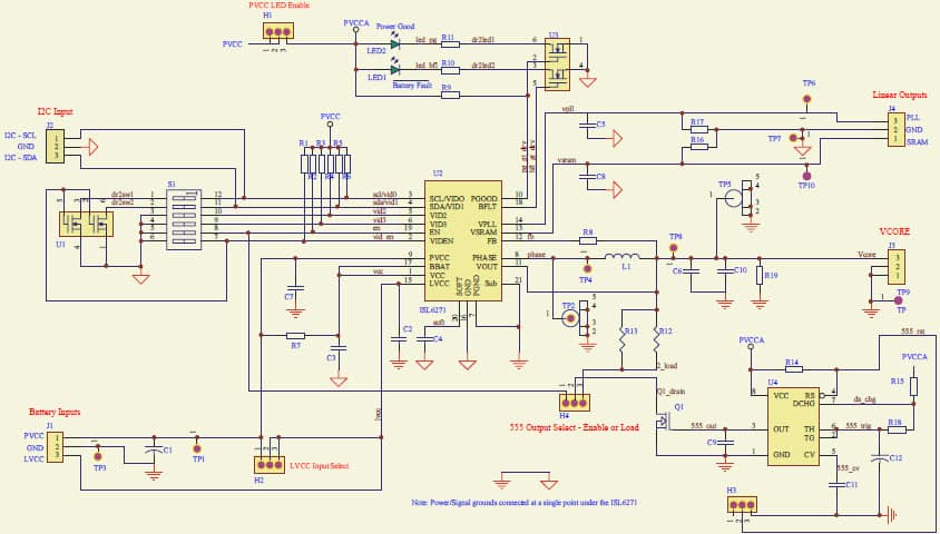 0.85 to 1.6V, 1.1V, 1.3V DC to DC Multi-Output Power Supply