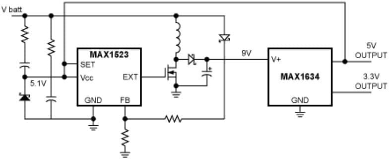 3.3V, 5V DC to DC Multi-Output Power Supply for Automotive