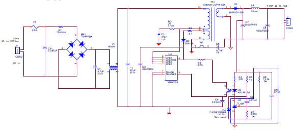 6W, 12V AC to DC Single Output Power Supply