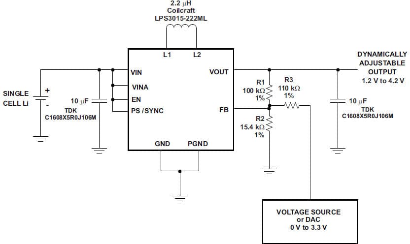 1.2 to 4.2V DC to DC Single Output Power Supply for Portable Medical Devices