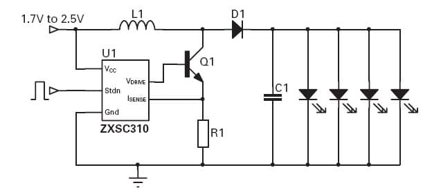 4-LEDs Indoor and Outdoor LED Driver for Garden Lighting