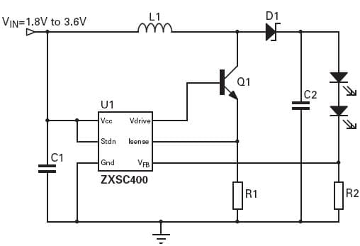 2-LEDs High Powered LED Driver for Flashlight