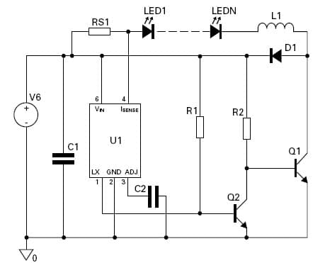 10W, 3-LEDs High Current LED Driver for LED Lighting