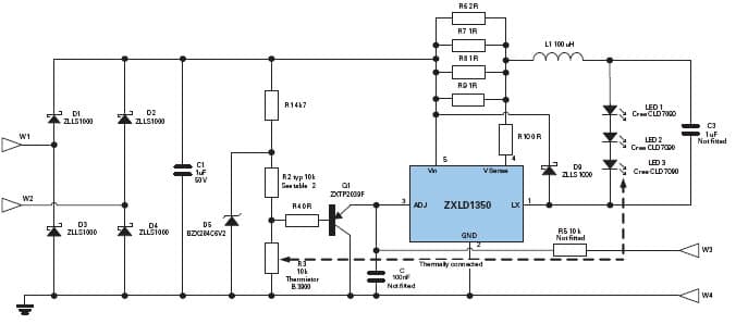 3W, 3-LEDs High Brightness LED Driver for Cellular Phone