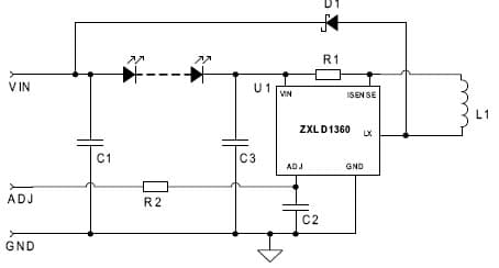 3W, 8-LEDs General LED Driver for Automotive Lighting