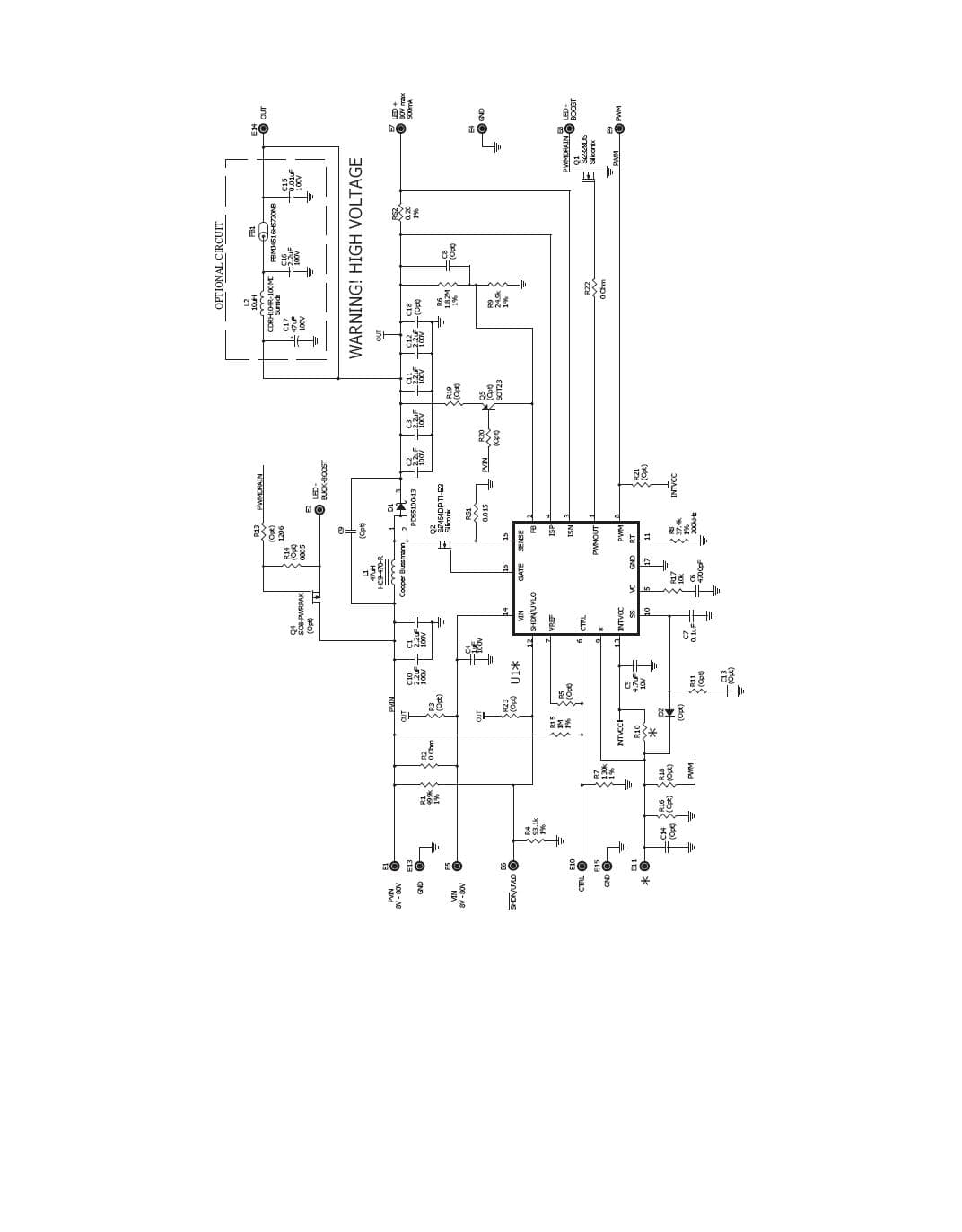 LT3756EMSE-1 Demo Board, 100Vin, 100Vout LED Controller