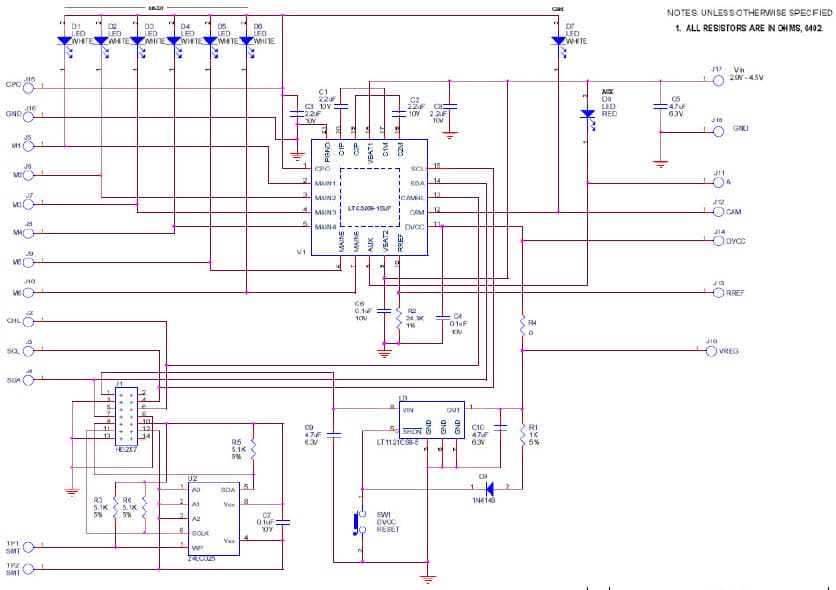 8-LEDs General LED Driver for Cellular Phone